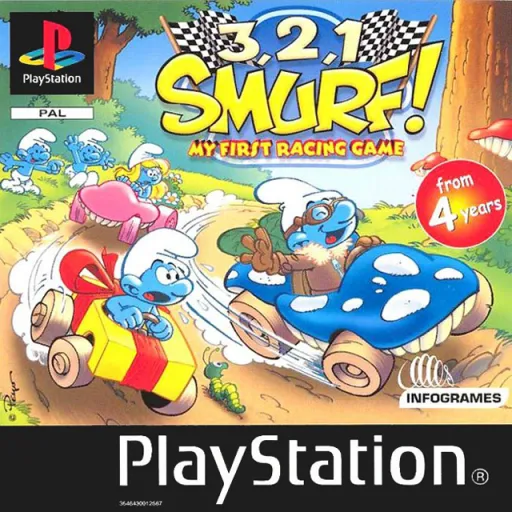 3, 2, 1, Smurf! My First Racing Game (Europe) (En,Fr,De,Es,It,Nl)